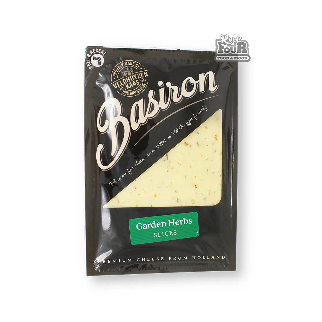 Cheese "Basiron Garden Herbs" slivered 150g
